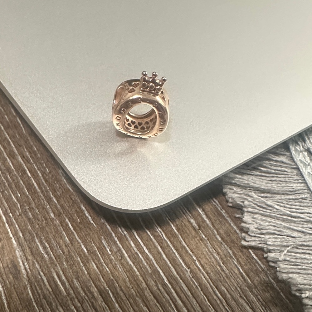 Pandora Rose Gold Crown Charm